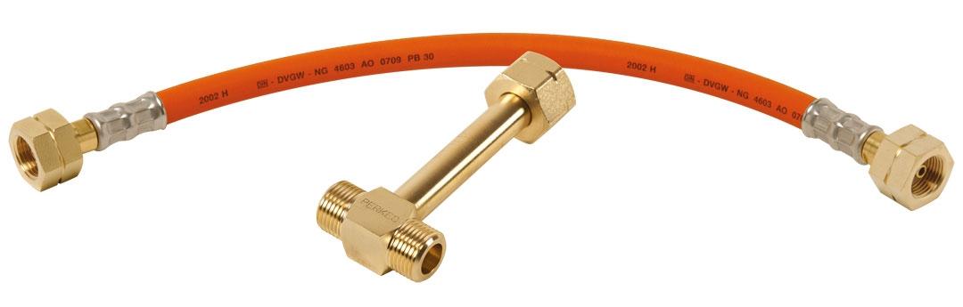 PERKEO propane 2-bottle coupling "LANG"