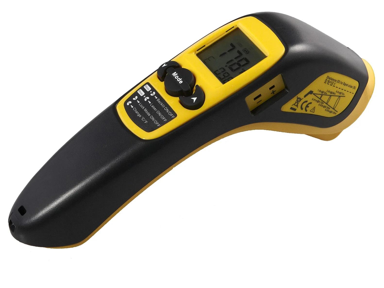Laser, Thermometer, Infrarot, Handgerät, Digitalanzeige