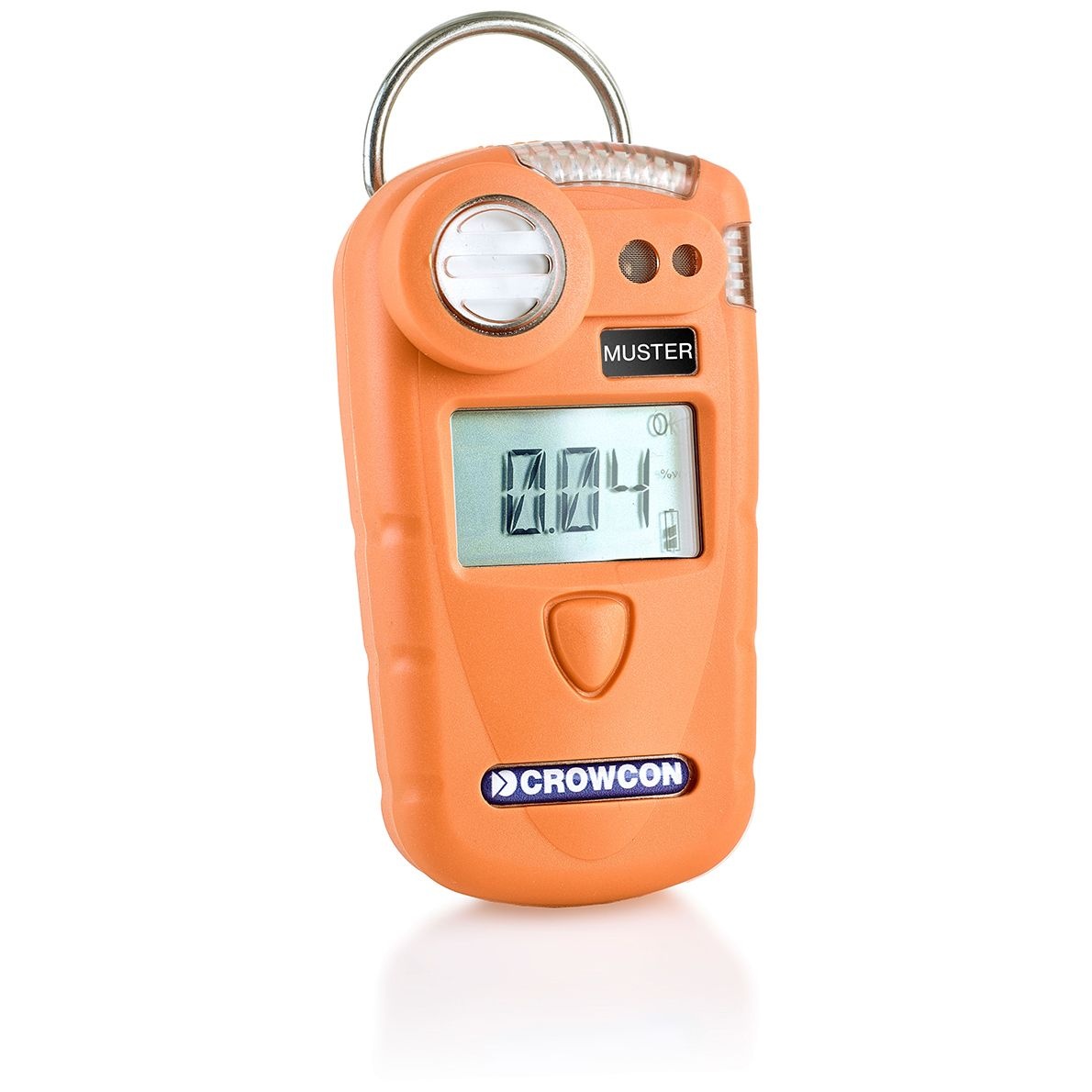 Gaswarnung, Ortungsgerät, Orange, Digitalanzeige, Crowcon