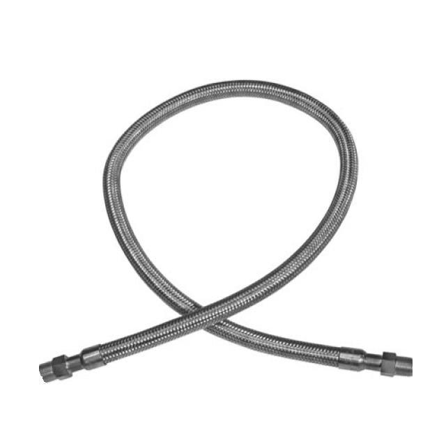 CARLY TSCYS 1002 MMS roestvrijstalen flexibele slang 6mm gesoldeerd 1m lang 46bar