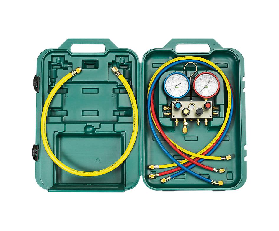 Refco M4-3-DELUXE-DS 4664325 Ayuda de montaje de 4 vías incl. mangueras