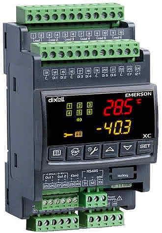 Dixell / Copeland XC660D-7C21F Regulador compuesto DIN 2 circuitos de aspiración 230 V