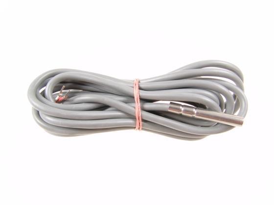 Temperature sensor PTC Eliwell, l = 2 m, silicone, stainless steel cover 6x40 mm
