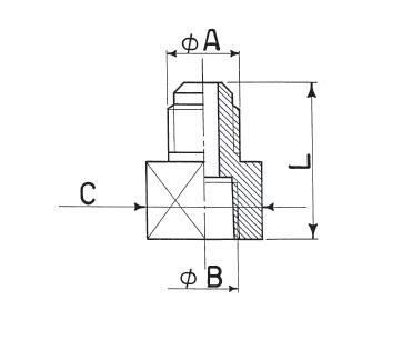 Racor reductor conexión abocardada x NPT f. 1/4 x 1/4 WIGAM U3-4B ? Precio unitario (PU=100 uds.)