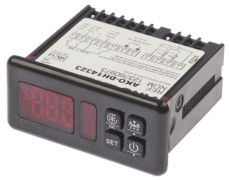 Régulateur pour chambre froide AKO DH14323, 230V NTC/PTC Sorties relais 3