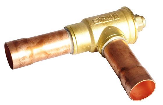 Non-return valve Castel 3184W/11, angle connection solder, 35 mm ODS, Kv 29