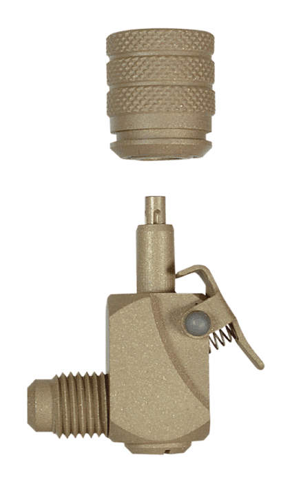 Refco 9884826 Acoplamiento rápido V-35012 doblado 1/4 "SAE x 1/4 "SAE 1 pieza