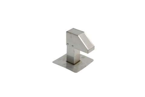 Alixo canale da tetto 80X80MM - 1 uscita - acciaio inox 1,5MM