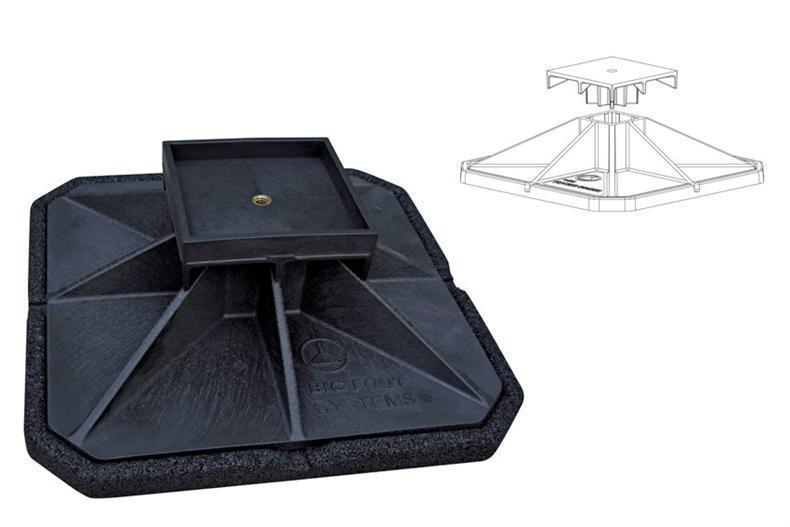 Juego de plataformas 305x305 mm - plano incl. 2 alfombrillas, 2 pies, 2 plataformas