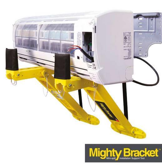 Mounting aid Mighty Bracket for mini-split air conditioning systems Rectorseal 97705