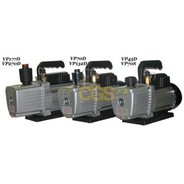 CGS VP132D Vacuümpomp 2-traps voor A1/A2 140l/min vacuüm tot 0,02mbar 230V/50Hz