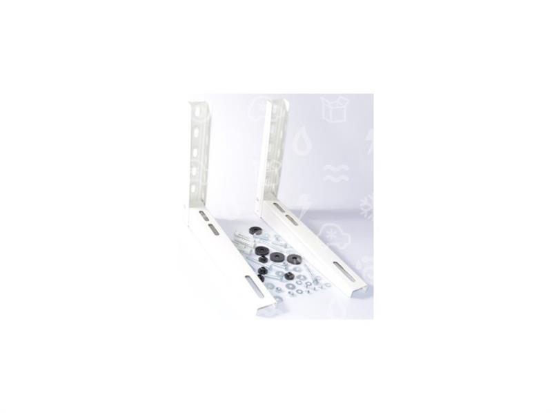 Console preassemblata L = 465 mm, H = 375 mm, M = 140 kg, bianco, ROGIGAS, RAL 9002