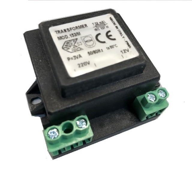 Transformador Eliwell TF111167, 130-12 Vca, 3 VA