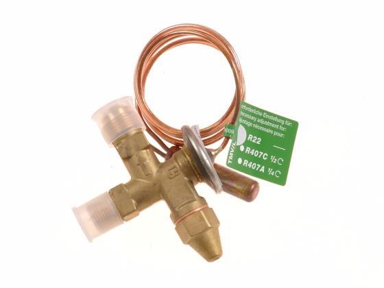 Thermostatic expansion valve Honeywell, TMV-00001, R22, R407C, R422D, without orifice