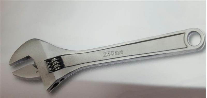 Rolling fork spanner, English rolling fork spanner, size 8", length 200 mm, max. jaw opening 24 mm, to DIN 3117