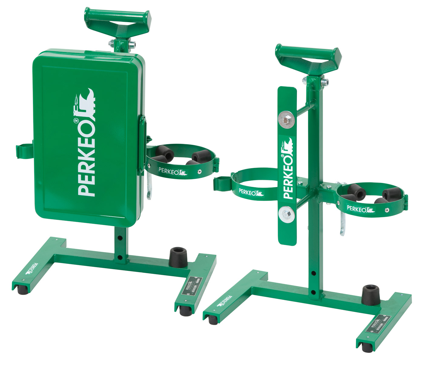 Support d'appareils de montage PERKEO pour bouteille de propane de 0,425 kg et bouteille d'oxygène de 5 L, sans caisson
