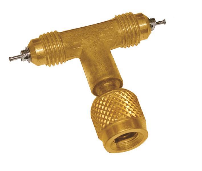 T-piece 1/4 "FL-M x 1/4 "FL-M x 1/4 "FL-F for digital installation aids and vacuum gauges 45-98061