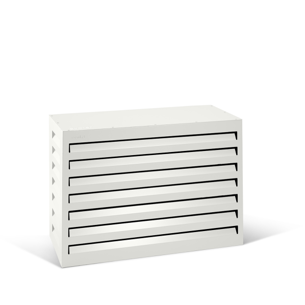 Evolar air conditioning & heat pump housing white aluminium XS, 600x900x400 MM