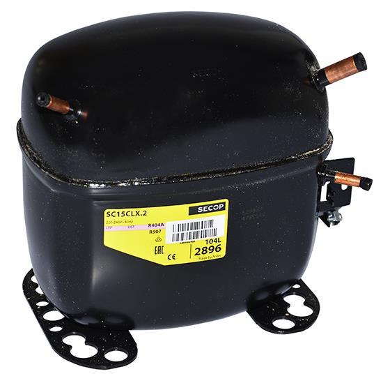 Sprężarka SECOP / Danfoss SC15 CLX.2, LBP - R404A/R507, 220-240 V, 50 Hz