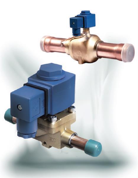 Solenoid valve Sanhua NC, solder 6 mm, kv 0.23, MDF-A03-3H005, without coil