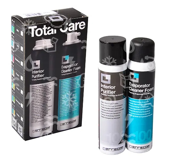 Errecom complete set for air conditioning hygiene - foam + aerosol, 2×100 ml, talc