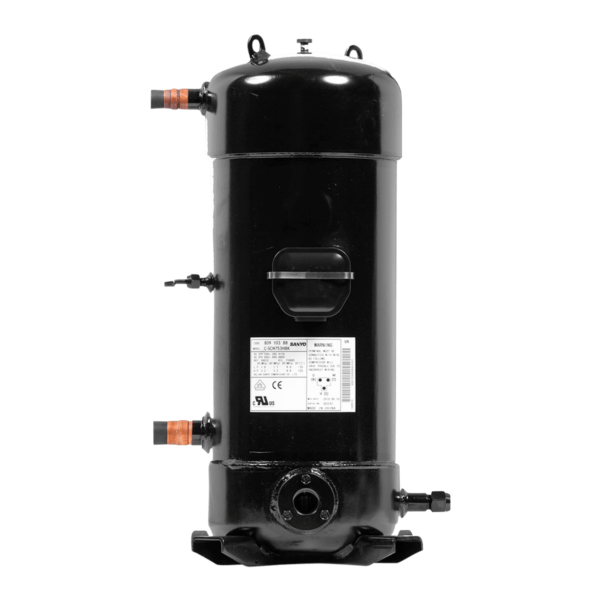 Compressore / Compressore Scroll Sanyo / Panasonic LCC260LA04 UL R407C, 380V/3Ph/50Hz