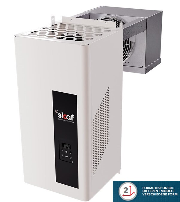 Monobloc mural Huckepack NXK122 R290, congélation -18...-25 °C | TA +25...+43 °C | 3,3 - 8,9 m3