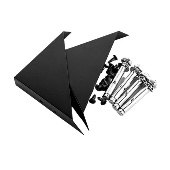 Evolar mounting set aluminium black