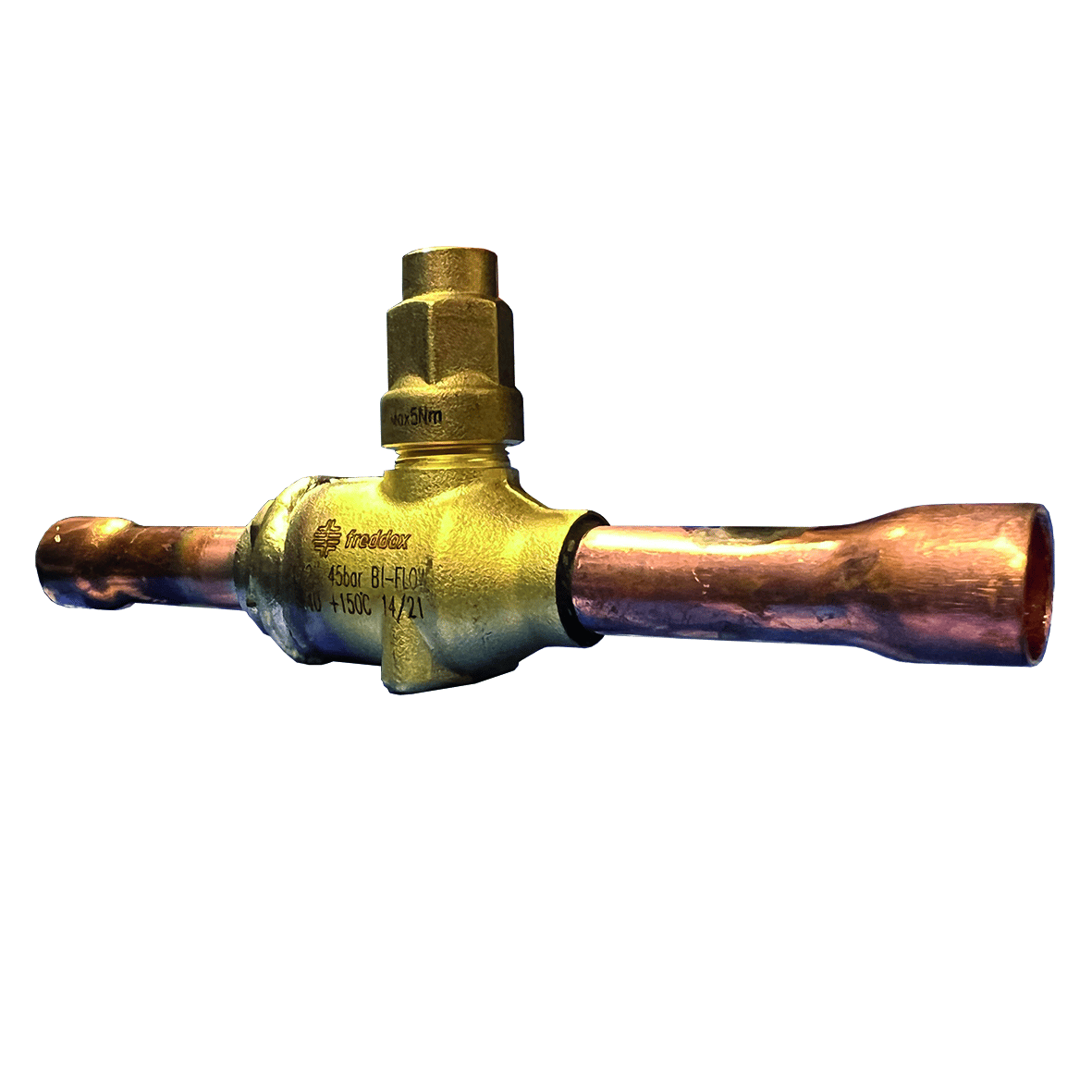 Gasschutzventil, Ventil, Wasserrohranschluss, Kupferrohr, Messing