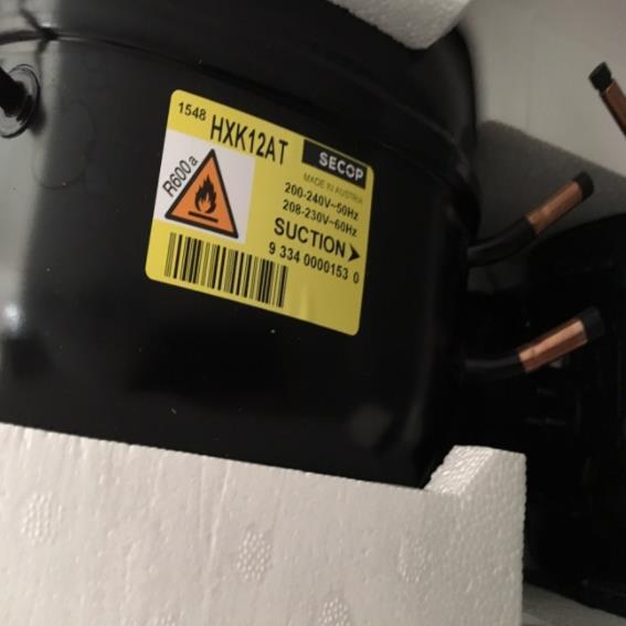 Sprężarka SECOP / Danfoss HXK12AT, LBP - R600a, 220-240 V, 50/60 Hz