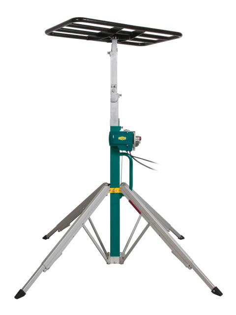 Elevador de montaje Refco 4682888 LFT-230 portátil brazo telescópico máx. 120kg hasta 3m 230V