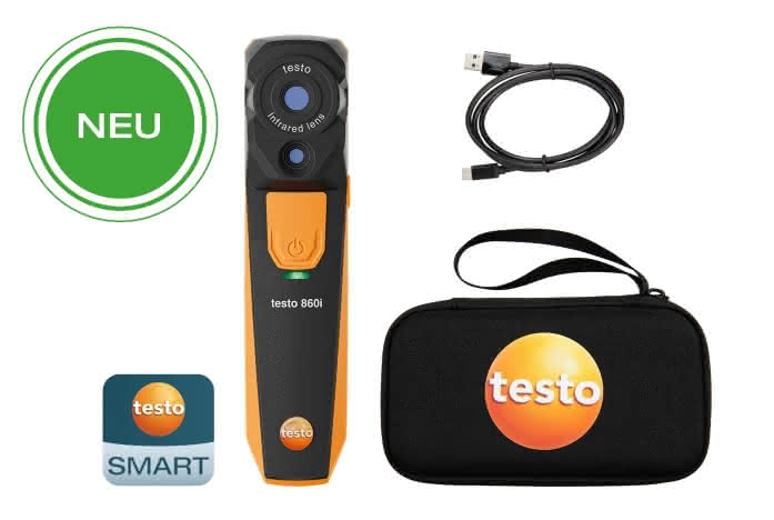 Testo compact thermal imaging camera 860i set