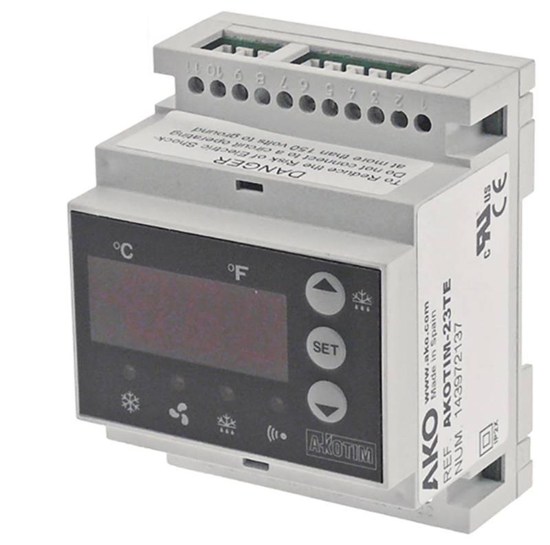 Sterownik chłodniczy AKO TIM-23TE, 230V AC NTC