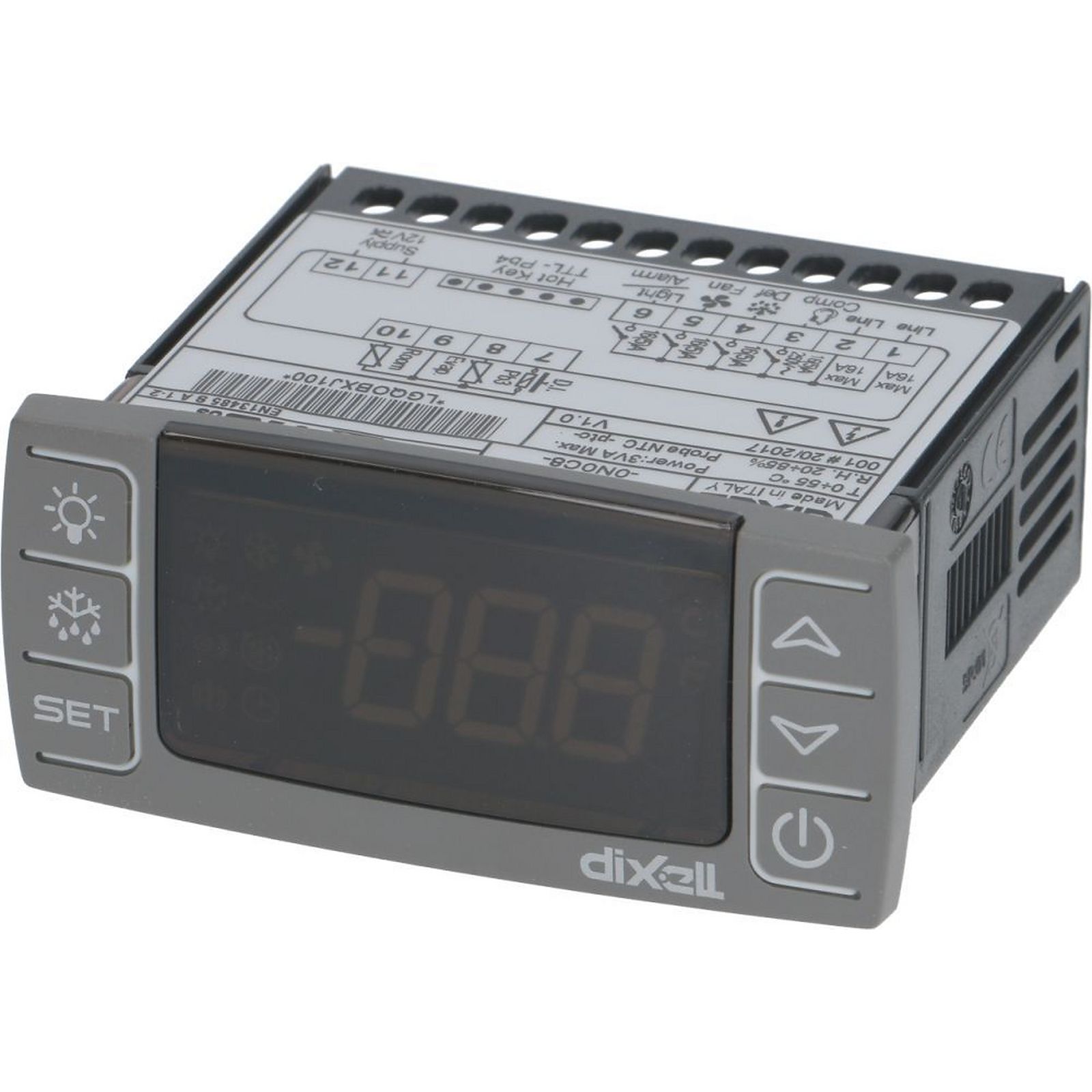 digitaler Thermostat, Temperaturregler, LCD-Anzeige, SET-Taste, Panelenmontage