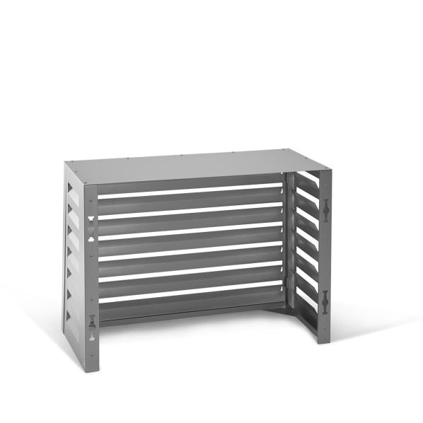 Evolar luftkonditionerings- och värmepumpshus Ljus antracit aluminium XS, 600x900x400 MM