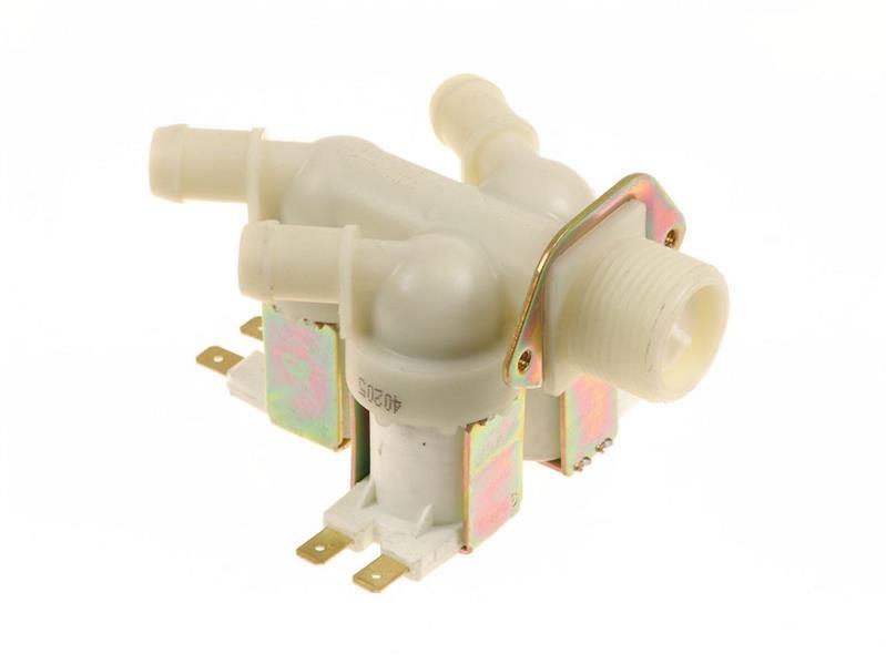 Solenoid valve 3-way, 180°, connection 15 mm