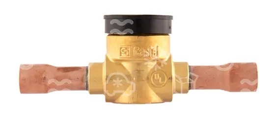 Wziernik Castel 3747E/2, R744/CO2, 130 bar, 1/4" ODS, prostopadły