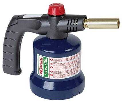 PERKEO butane blowtorch on cartridge basis 190g (TÜV-tested)