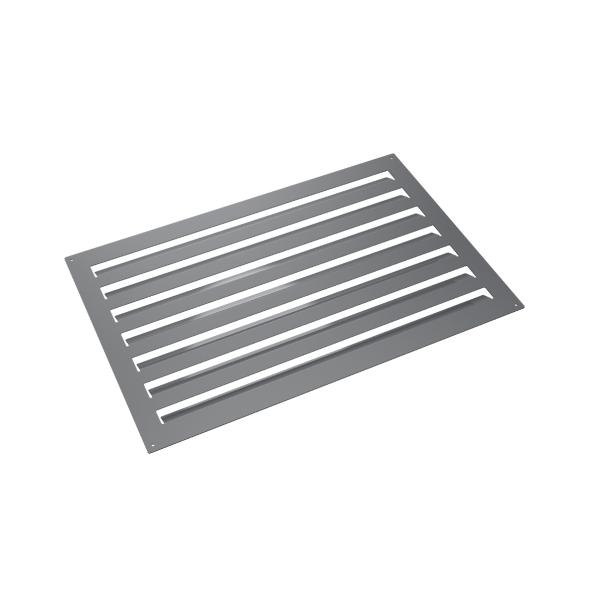 Evolar rear wall aluminium light anthracite XS, 600x900 MM