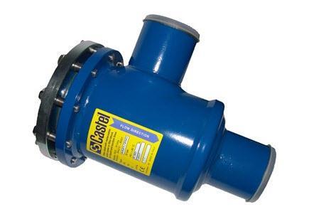 Mechaniczny filtr linii ssącej Castel 4421/25C, 2 cylindry, 3.1/8" ODS