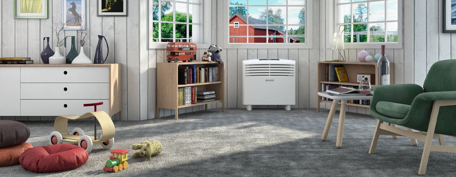 Olimpia Splendid UNICO EASY S1 HP - Monobloc heat pump air conditioner without outdoor unit, 2.0KW | 1.8KW