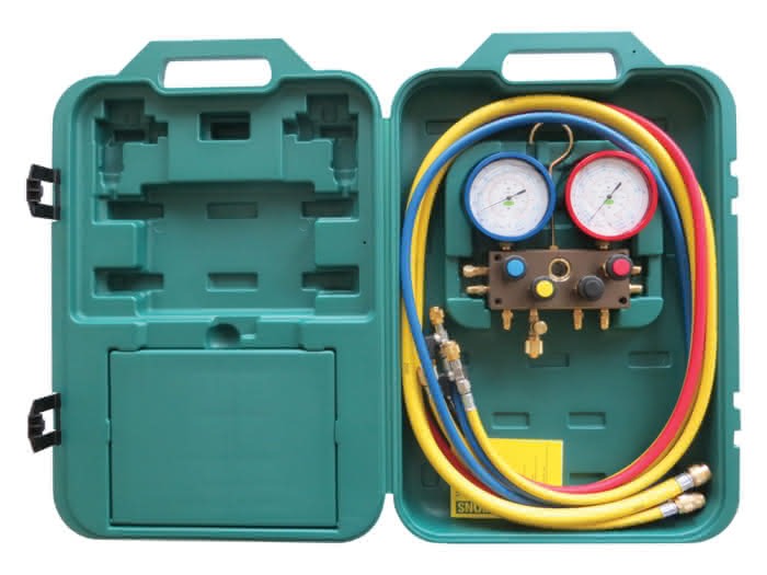 Refco Aide-monteur M4-3-DELUXE-DS-R448A-CA - Aide-monteur 4 voies pour R448A, R449A & R452A