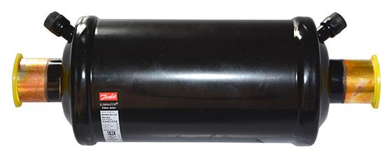 Filtre déshydrateur de conduite d'aspiration brûlé danfoss DAS 309SW, 1 1/8 "x1 1/8", volume 0,72l