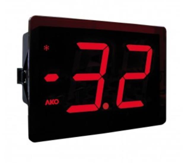 Controllore di refrigerazione AKO D16323, 3 relè, 230V, 1 NTC, grande display