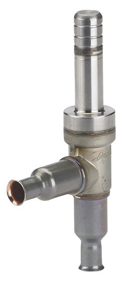 Elettrovalvola Danfoss EVUL 1, R744 / CO2, NC, angolo 1/4" ODF