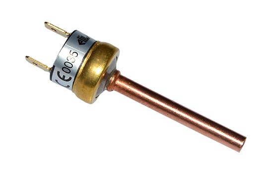 Presostato mini Eliwell alta presión, NC; 44,5 - 33 [bar], auto, SPST, plomada 6 mm