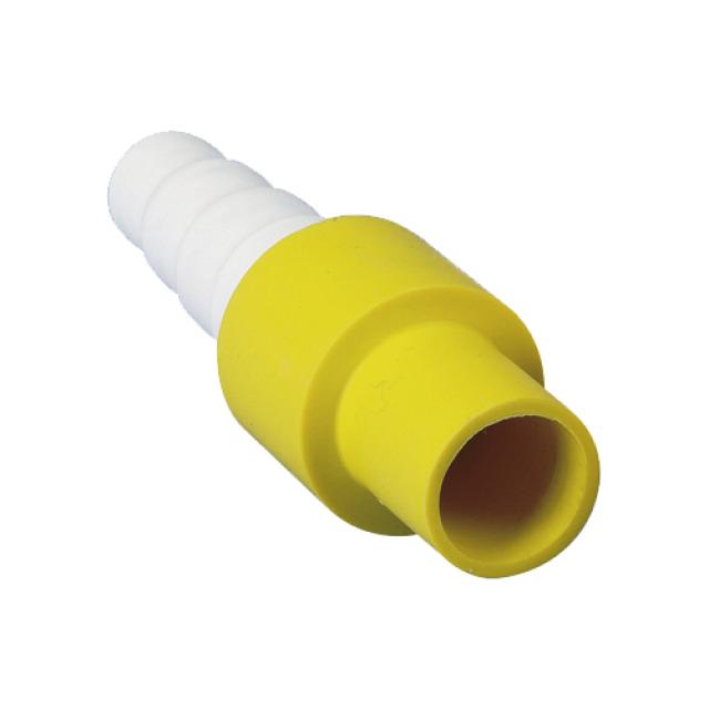 Conexión de instalación - amarillo 16 mm < 14-16-18-20 mm, conector de manguera, conector de manguera de condensado