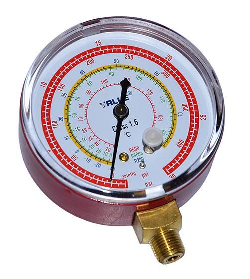Manometr wysokiego ciśnienia - suchy VALUE, R600, R290, 1/8" NPT, d = 68 mm