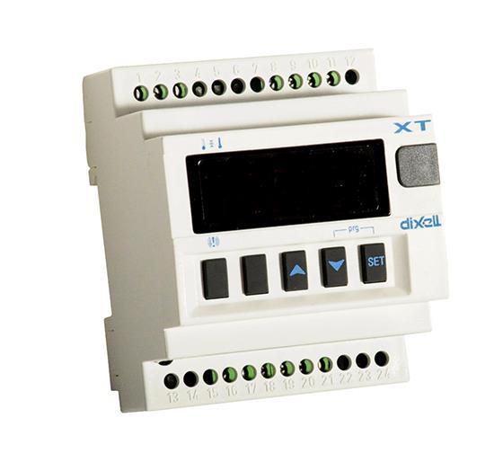 Controllore di refrigerazione Dixell / Copeland XT130D, 250 V, 2x 8 A, su guida DIN