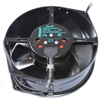 Ventilador axial EBM W2S130-AA03-01, d = 150x55 mm, 230 V, para conductos